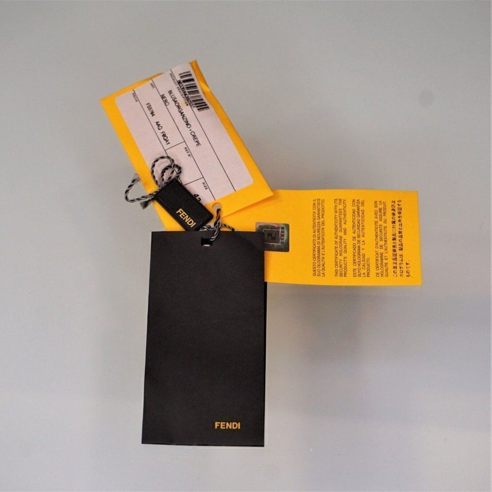 Fendi Replacement Button Black Color Small Metal Shank Button - Picture 4 of 9